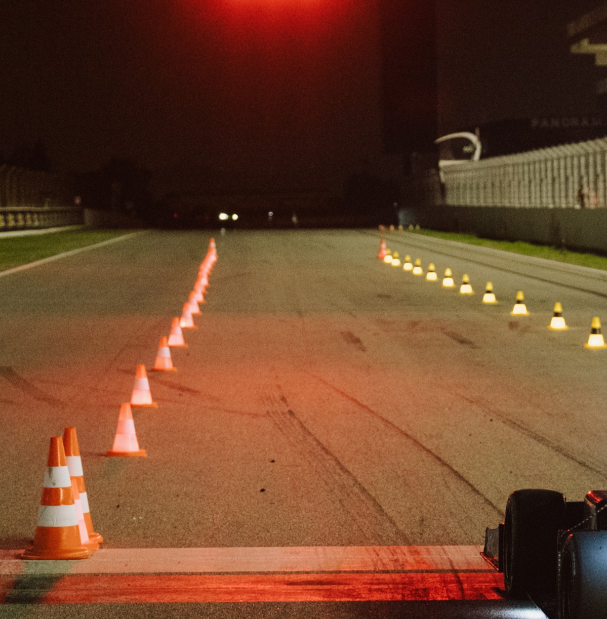 75-meter acceleration straight